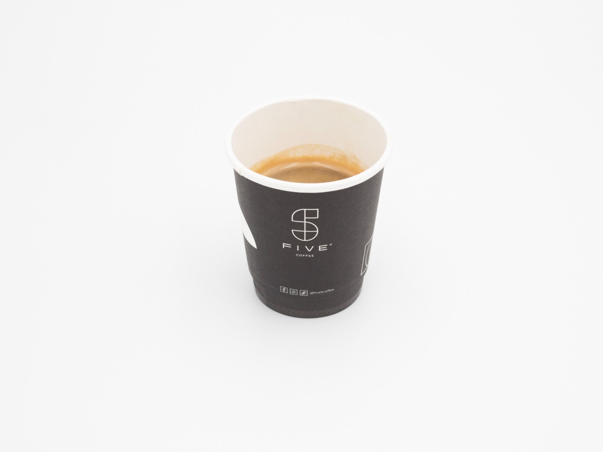 Regular Cortado Black coffee