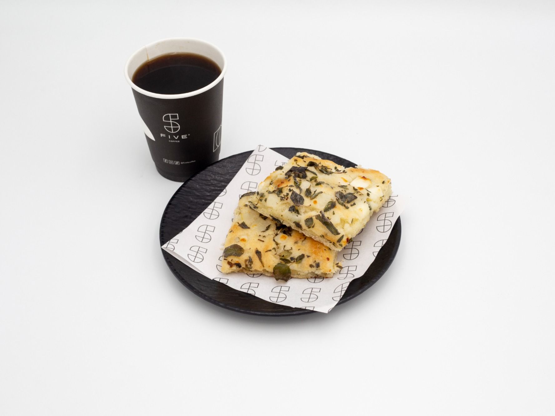 American Coffee And Zaatar Fatira  2