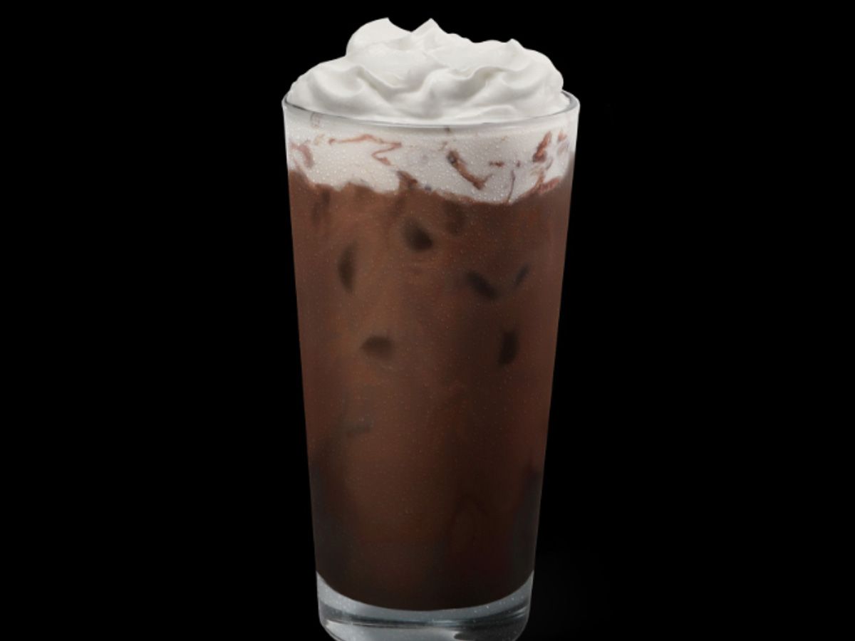 Iced dark mocha