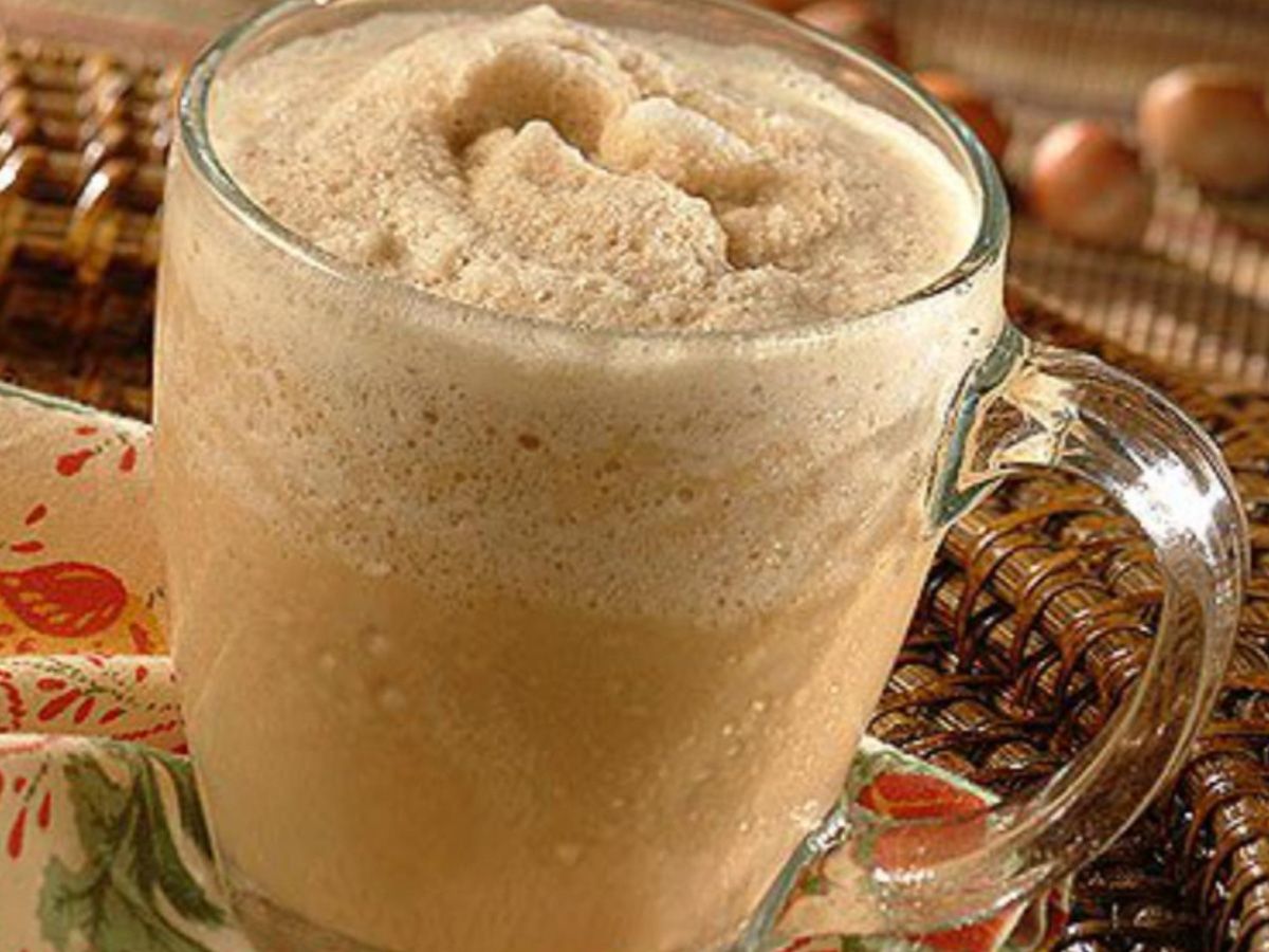 hazelnut frappe