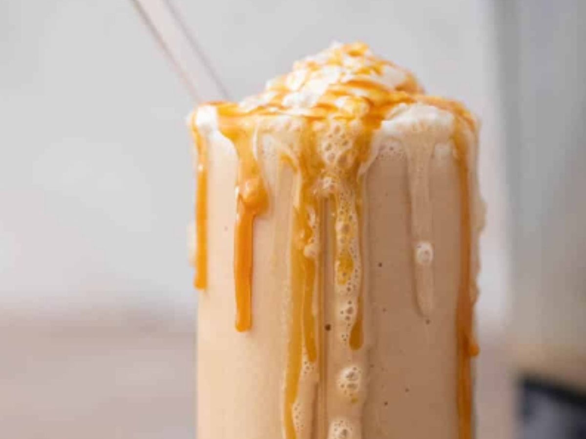 salted caramel frappe