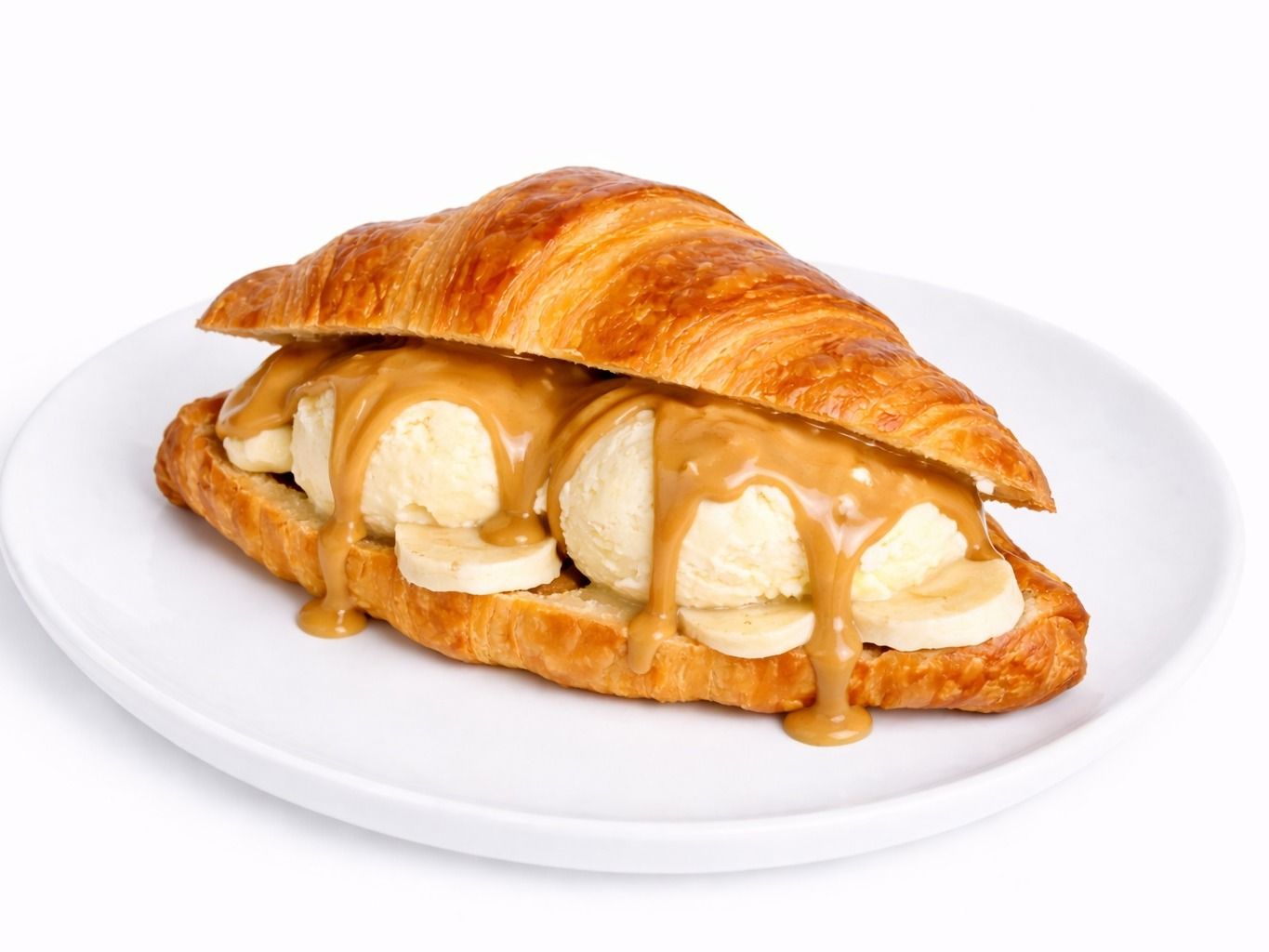 croissant banana ice cream