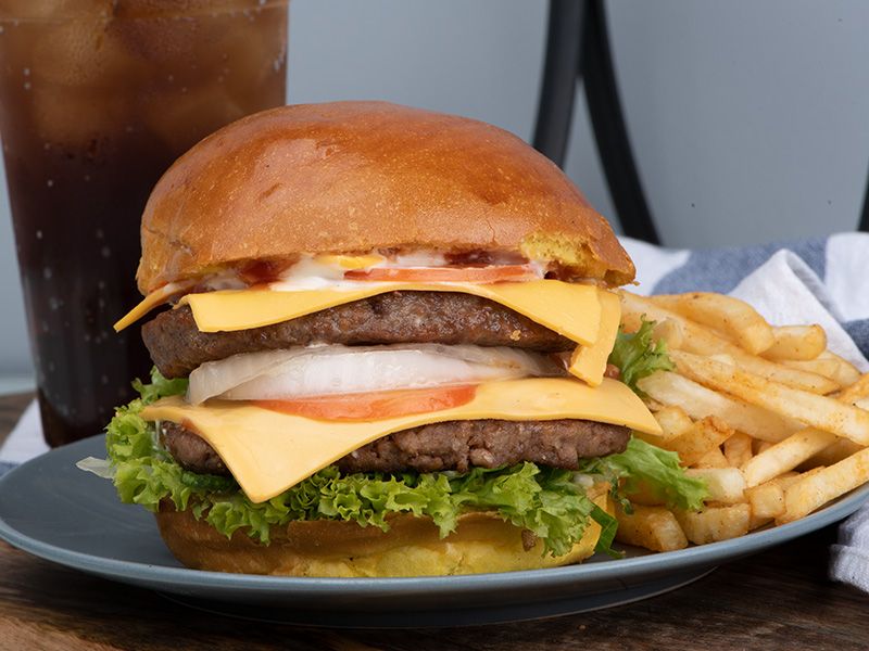 Double Beef Burger Meal