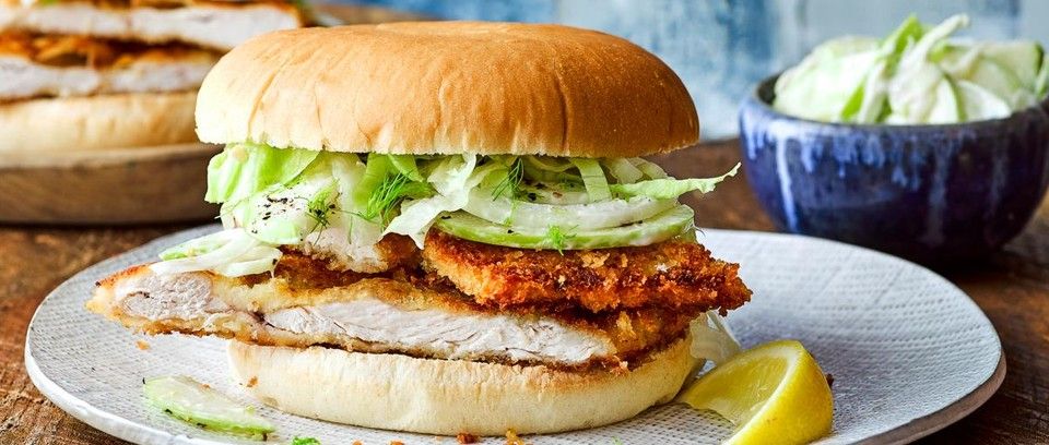 Double Escalope Burger Meal