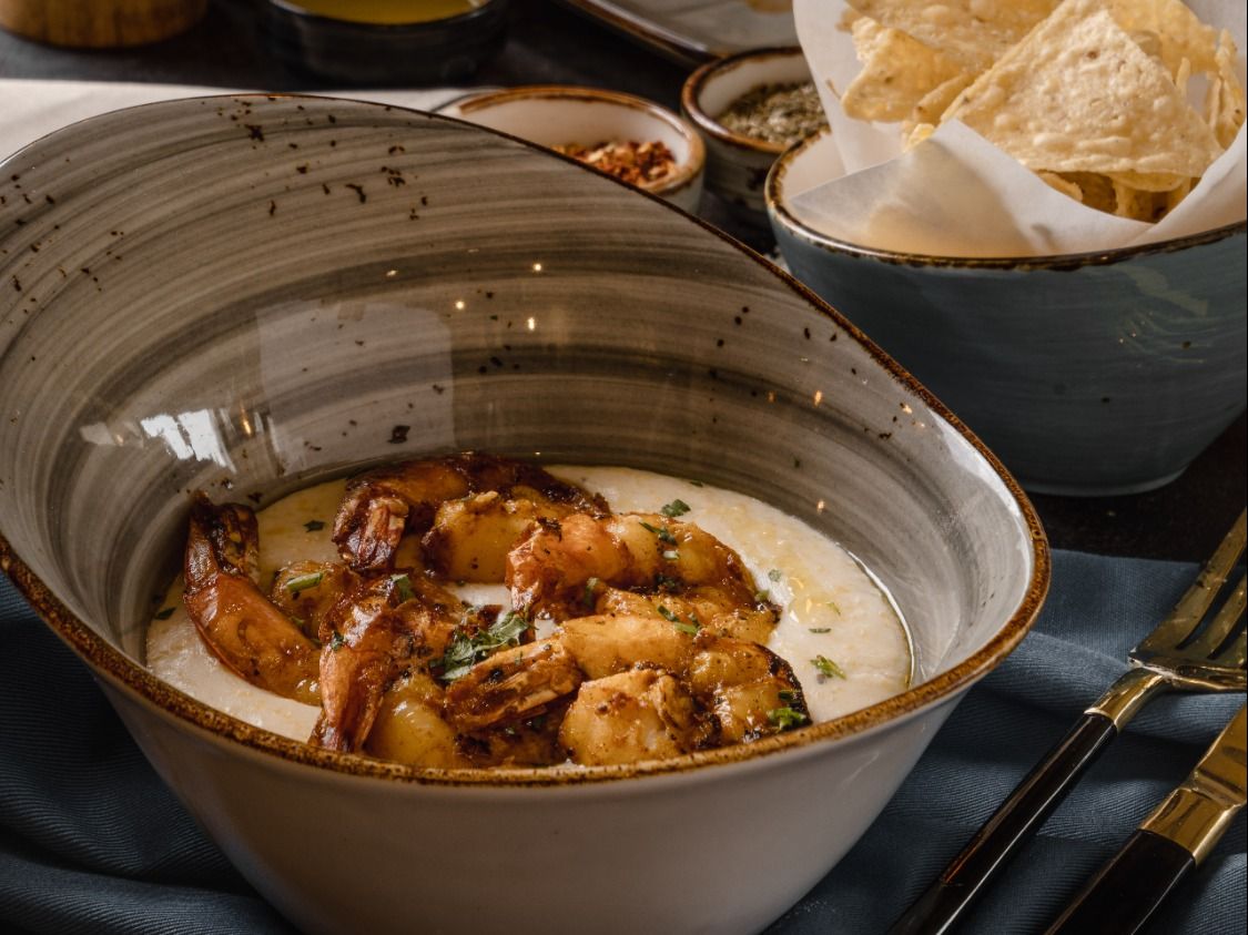 Cajun Shrimp Polenta