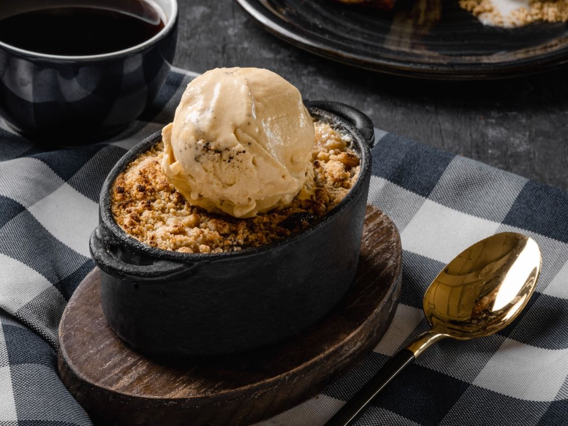 Banana Chocolate Crumble And Salted Caramel Ice Cream