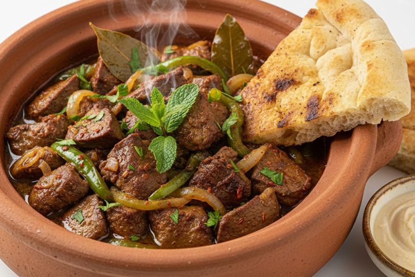 Sheep Liver Fokhara (baladi)