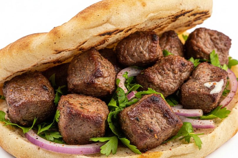 Baladi Meat Shokaf Sandwich